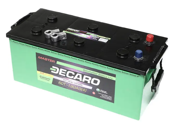 Акумулятор 190Ah-12v DECARO MASTER (513х223х217), L,EN1250